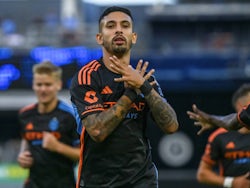  Santiago Rodriguez celebrates a goal for New York City FC on June 29, 2024