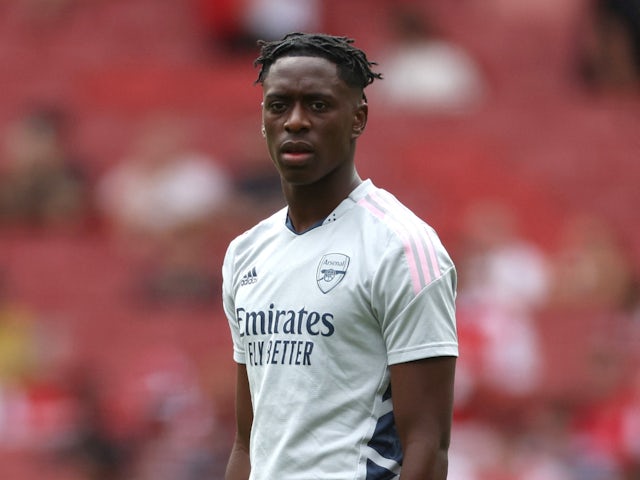 Arsenal's Albert Sambi Lokonga pictured in July 2022