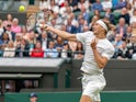 Alexander Zverev in action at Wimbledon on July 2, 2024