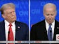Donald Trump and Joe Biden in the CNN Presidential Debate on June 27, 2024
