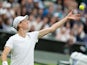Jannik Sinner in action at Wimbledon on July 3, 2024