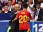 Spain's Pedri is substituted through injury on July 5, 2024