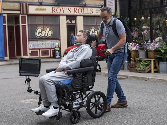 Billy and Paul on Coronation Street on July 26, 2024