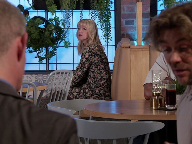 Nick, Toyah and Rowan on Coronation Street on July 19, 2024