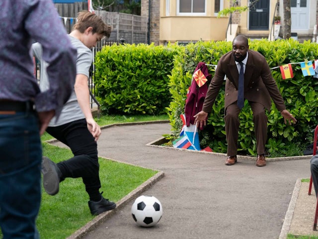 Tommy and Junior on EastEnders on July 15, 2024