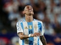 Argentina's Angel Di Maria reacts on July 9, 2024