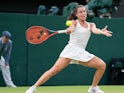 Emma Navarro in action at Wimbledon on July 7, 2024