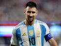 Argentina's Lionel Messi reacts on July 9, 2024