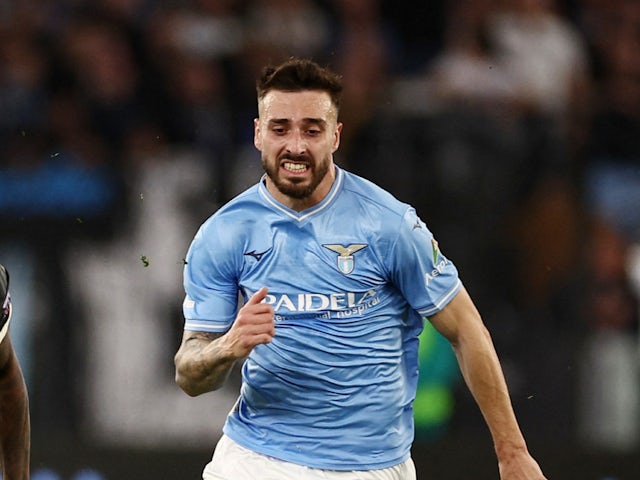 Lazio's Mario Gila pictured in July 2024