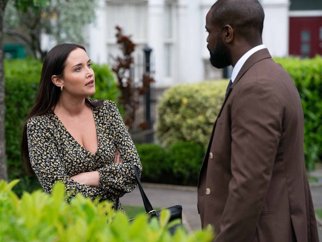 Lauren and Junior on EastEnders on July 15, 2024