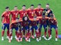 Spain players ahead of the Euro 2024 final against England on July 14, 2024