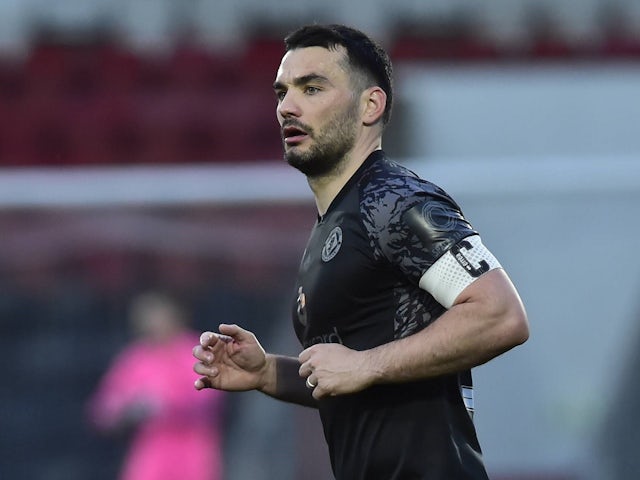 Tony Watt in action for Dundee United on April 26, 2024