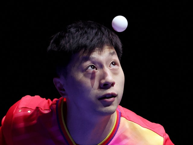 Ma Long pictured in February 2024