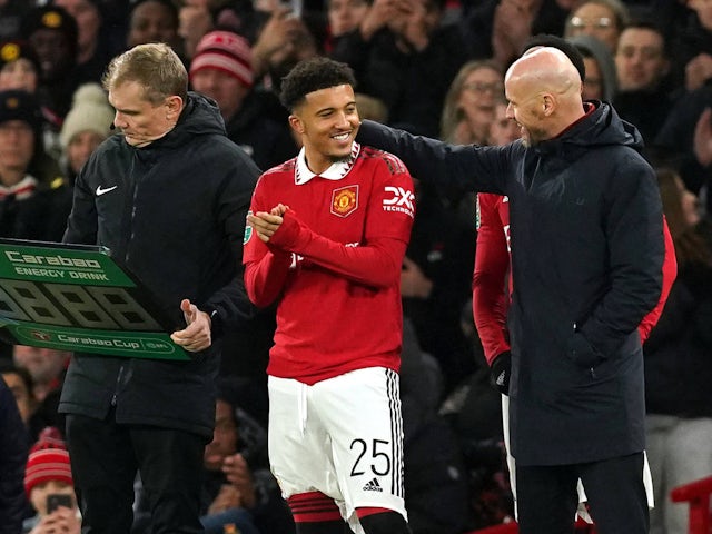 Sancho has returned to training at Manchester United after resolving his differences with manager Erik ten Hag on July 19, 2024