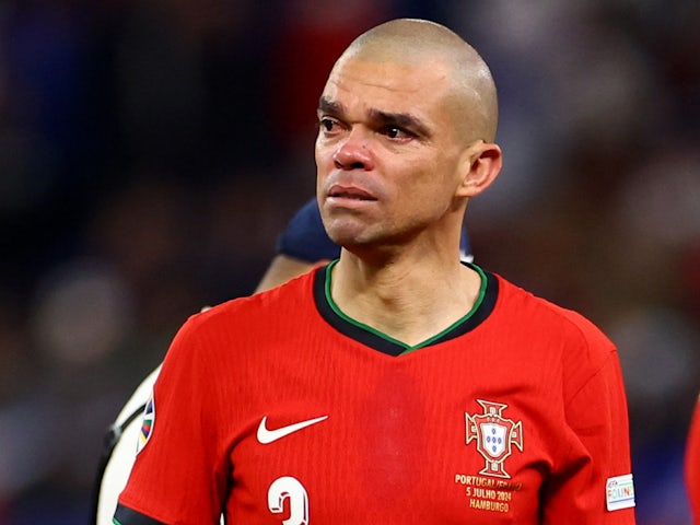 Portugal's Pepe reacts in July 2024