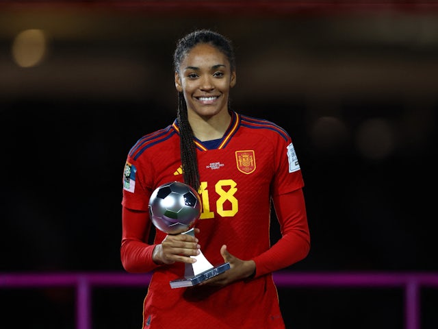 Spain's Salma Paralluelo pictured in August 2023