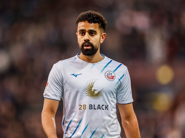 Sarpreet Singh in action for Hansa Rostock in April 2024