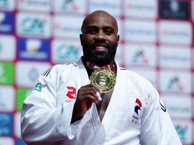 Teddy Riner pictured in February 2024