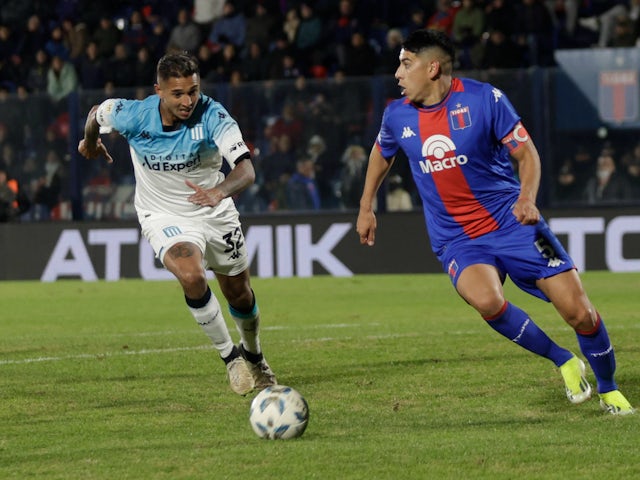  Agustin Cardozo of CA Tigre R in action during the match of the 3rd date of the Betano Tournament of La Liga Profesional de Futbol played between Club Atletico Tigre and Racing Club on May 24, 2024 [IMAGO]