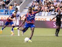 Thierno Barry of Basel in action on July 21, 2024