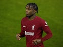 Billy Koumetio in action for Liverpool Under-21s in January 2023