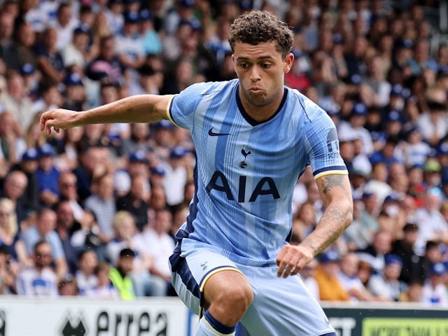 Brennan Johnson of Tottenham during the Pre Season Friendly match at the Kiyan Prince Foundation Stadium, London, July 20th, 2024. [on July 26, 2024]