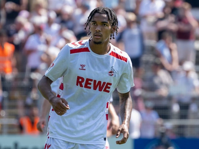  Damion Downs in anniversary match, season 2024/2025, FC Viktoria Koeln - 1. FC Koeln at Sportpark Hoehenberg in Cologne - 20/07/2024 [on July 22, 2024]