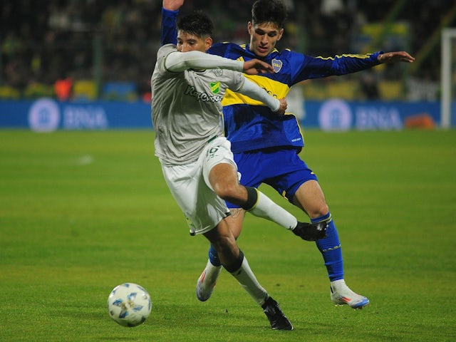 Silvio Martinez in action for Defensa y Justicia on July 21, 2024