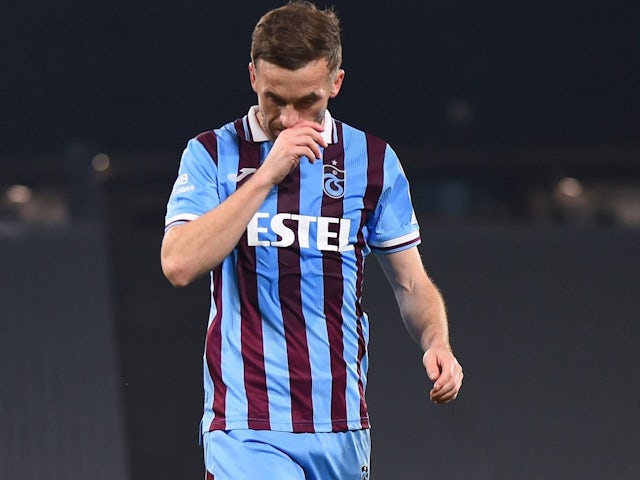 Edin Visca of Fatih Karagumruk during the Turkish Cup Semi Final match between Fatih Karagumruk and Trabzonspor at Ataturk Olympic Stadium on May 8, 2024 [on July 23, 2024]