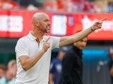 Manchester United head coach Erik ten Hag on July 27, 2024