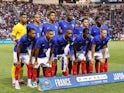 The France Under-23/Olympic men's football team pictured on July 17, 2024