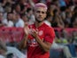 Yan Couto of Girona FC greets the fans during the Pre-season friendly, on July 27, 2024