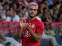 Yan Couto of Girona FC greets the fans during the Pre-season friendly, on July 27, 2024