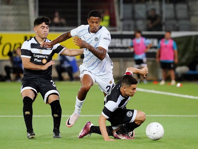 Mattia Zanotti of Lugano in action on July 23, 2024