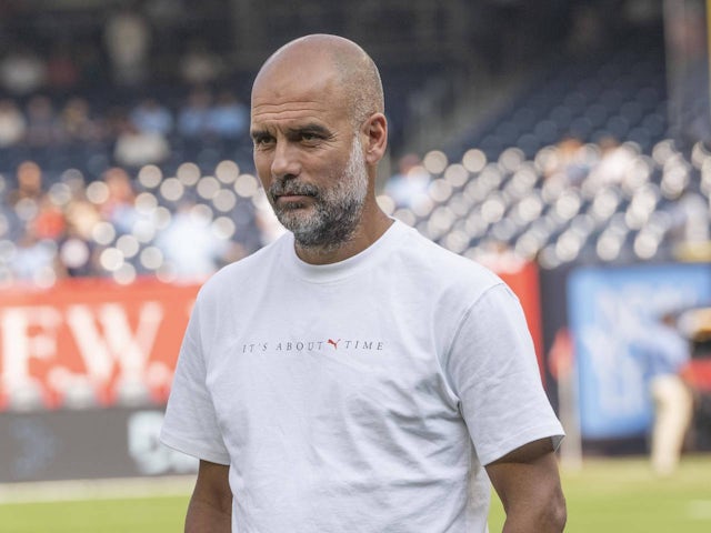 Manchester City manager Pep Guardiola on July 27, 2024