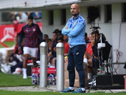 HNK Rijeka head coach Zeljko Sopic during pre-season friendly in July 2024.