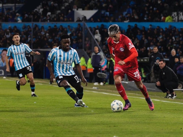 Alan Lescano of Argentinos Juniors on August 1, 2024