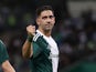 Anastasios Bakasetas of Panathinaikos celebrates during the UEFA Europa League second qualifying round 1st leg match between Panathinaikos and Botev Plovdiv on July 25, 2024