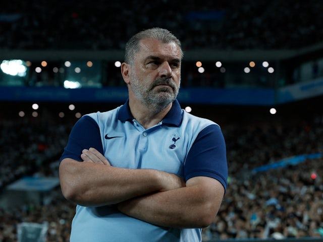 டோட்டன்ஹாம் ஹாட்ஸ்பர் மேலாளர் Ange Postecoglou படம் ஜூலை 31, 2024 அன்று