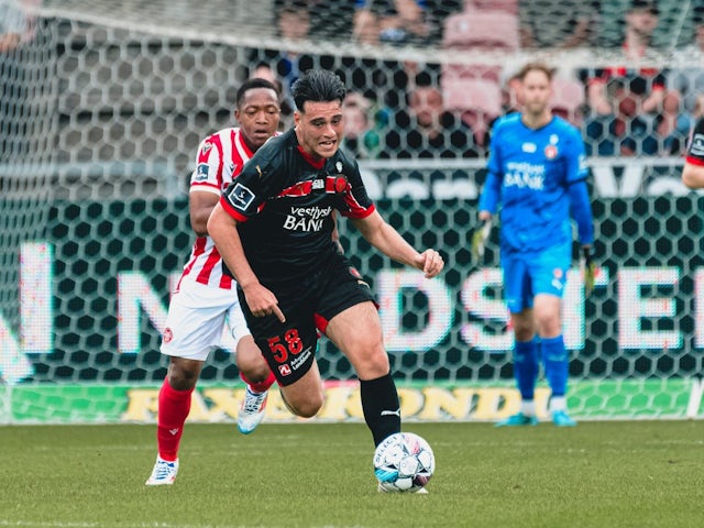 Aral Simsir of FC Midtjylland during a Superliga match against AAB on August 3, 2024 [on August 4, 2024]