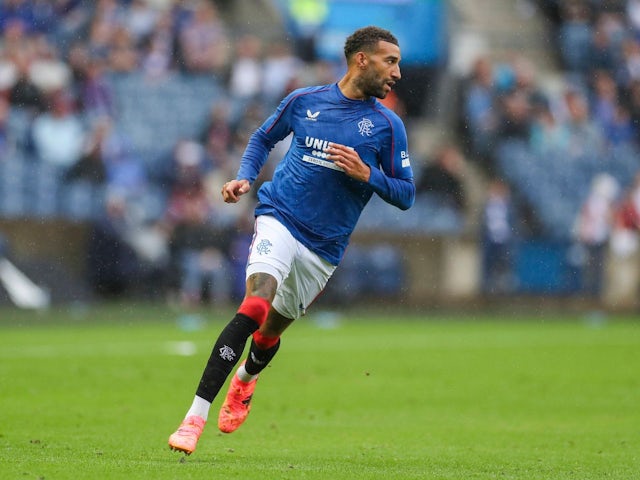 Rangers' Connor Goldson in action on July 20, 2024