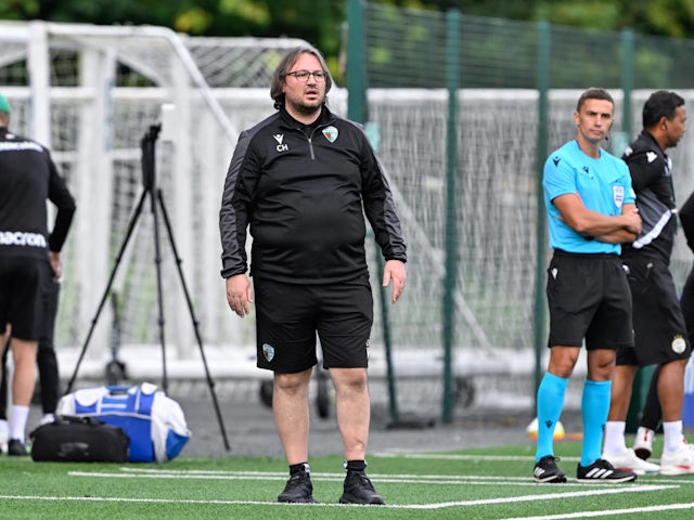 The New Saints manager Craig Harrison in July 2024.