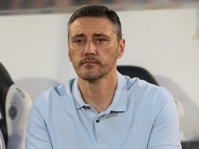 Botev Plovdiv manager Dusan Kerkez pictured in August 2022