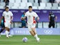 Enso Gonzalez in action for Paraguay Under-23s at Olympic Games on July 24, 2024.