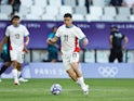 Enso Gonzalez in action for Paraguay Under-23s at Olympic Games on July 24, 2024.