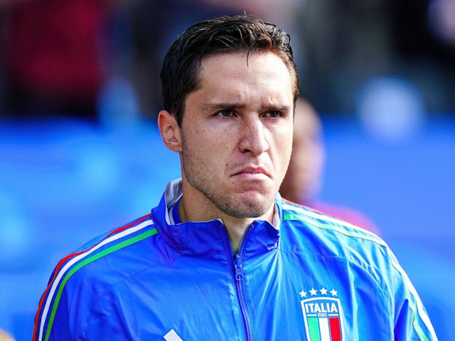 Italy's Federico Chiesa pictured in June 2024