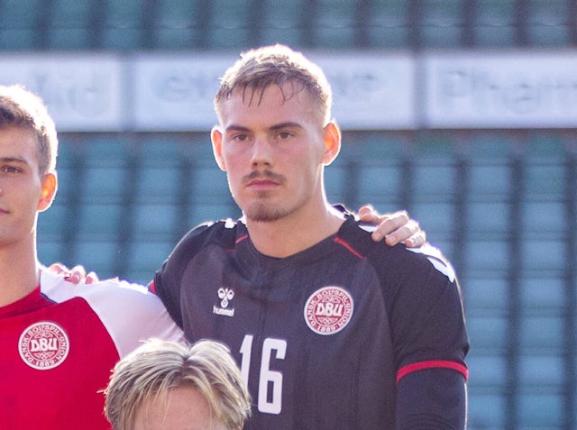 Denmark's Filip Jorgensen pictured in September 2021