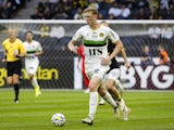 GAISs Filip Beckman during the football match in Allsvenskan between AIK and GAIS on July 30, 2024