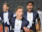 Pablo De Blasis of Gimnasia celebrates on May 22, 2024