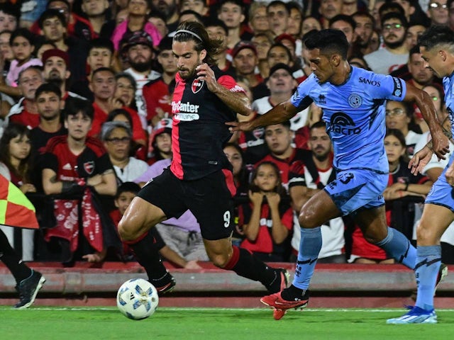 Guillermo May in action for Newell's Old Boys on February 5, 2024